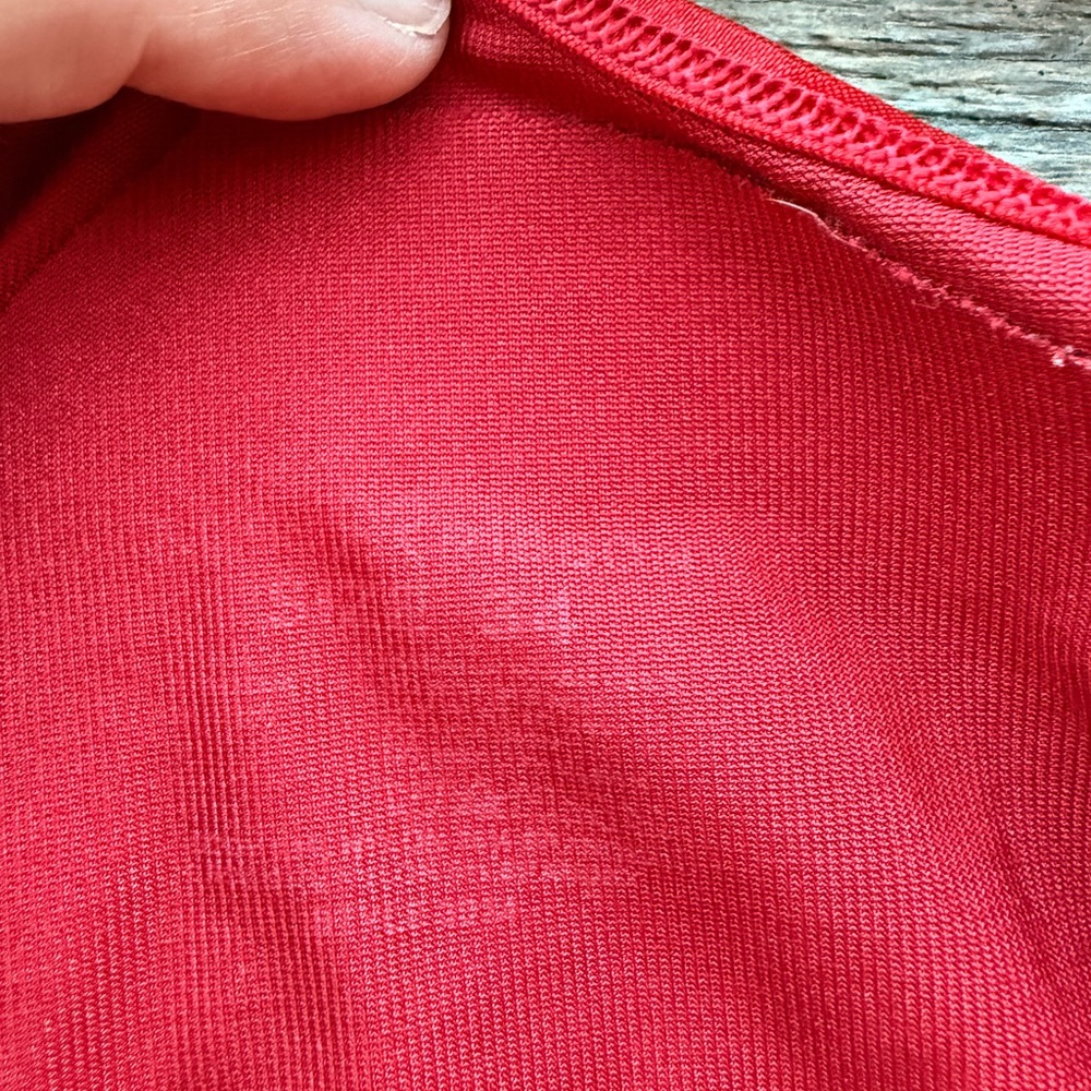 Ruby Ribbon Red Lace Camisole - Picture 3 of 4
